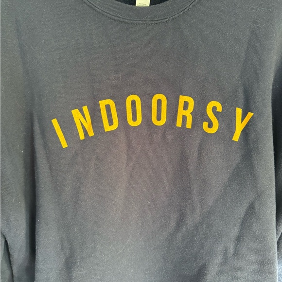 Indoorsy Funny Crewneck Sweatshirt - Picture 4 of 5